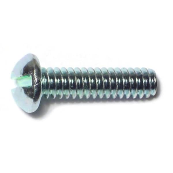 Midwest Fastener #10-24 x 3/4 in Slotted Round Machine Screw, Zinc Plated Steel, 39 PK 61483 - main